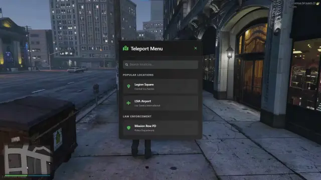 Free Teleport Menu FiveM Script with Easy Setup