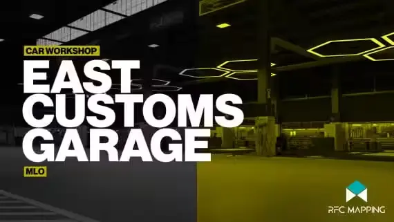 East Customs Garage: 2 Rooms & Vehicle Customization