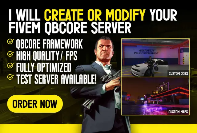 QBCore Framework V4 FiveM Script – Secure Full Server