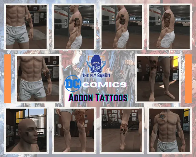 Tattoo Pack for FiveM Servers | 200 Addon Tattoos
