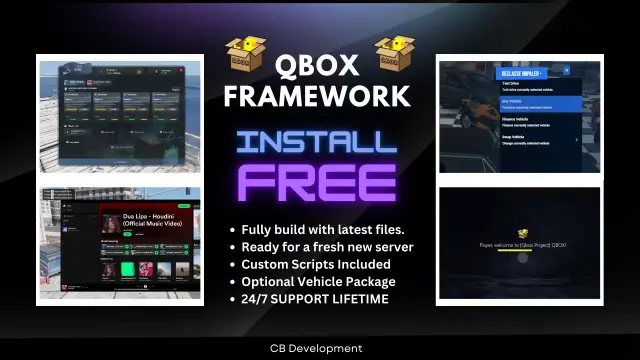 Full Custom Qbox Framework FiveM Script Features