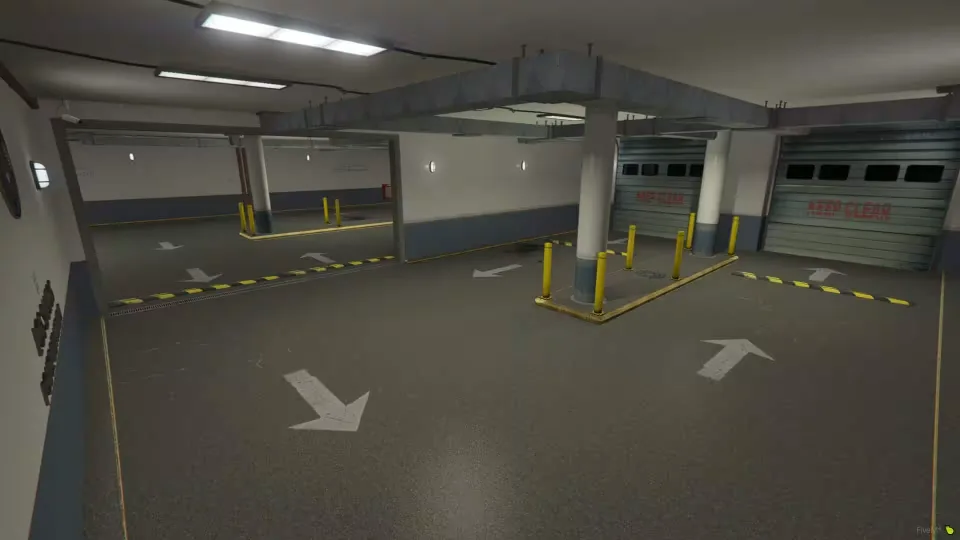 Rockford Hills Police Station FiveM MLO Interior - in-game screenshot