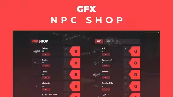 NPC Shop for PVP Servers FiveM Script (QB & ESX)