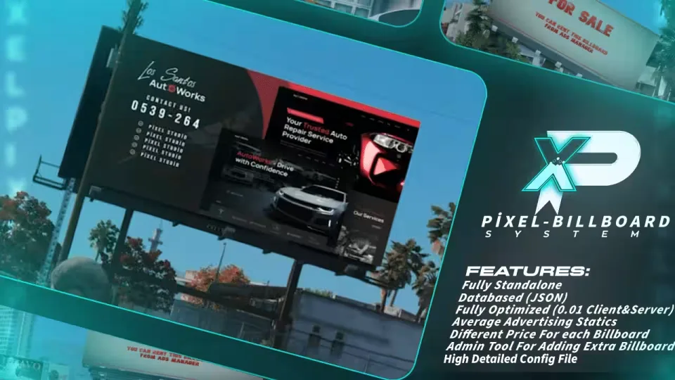 Free Billboard Renting FiveM Script for Your Server