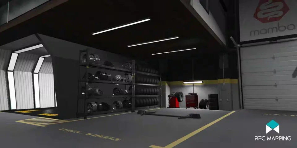 East Customs Garage: 2 Rooms & Vehicle Customization - interface detail