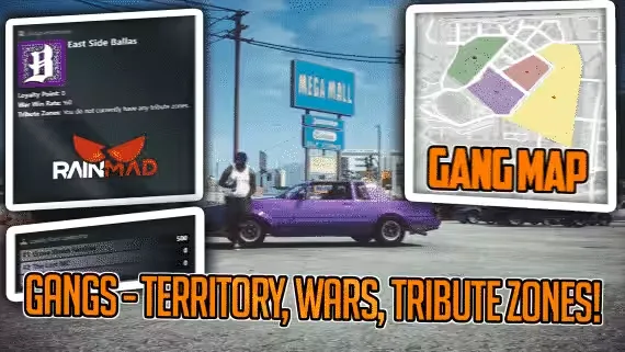 Gang Territory & Wars: FiveM Gang Script Features