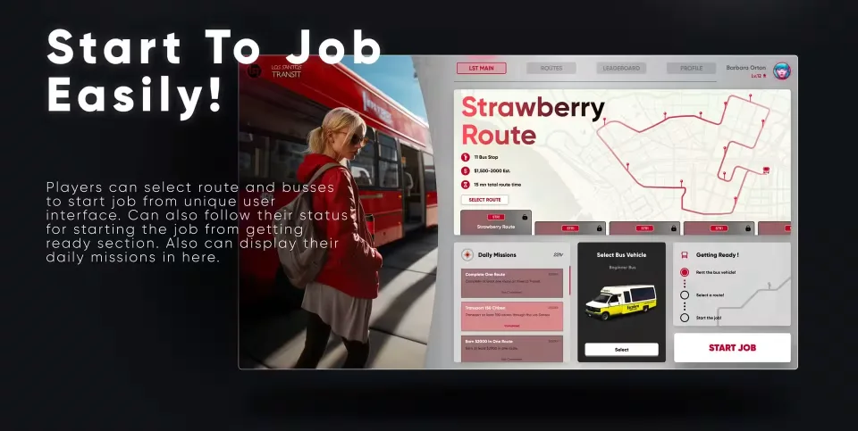 Master the Road with CodeM mLSTransit Bus Job - preview screenshot 2