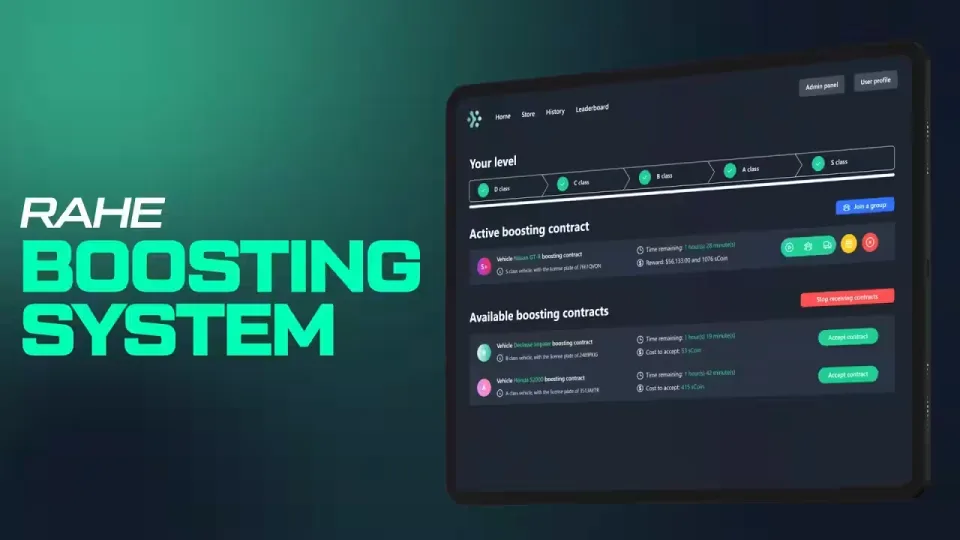 Rahe Boosting System – Advanced Vehicle Boosting for FiveM