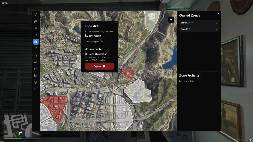 Electus Gangs FiveM Script - preview screenshot