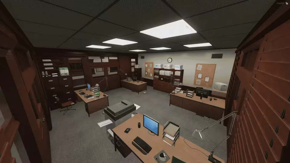 Davis Sheriff Station FiveM MLO – GTA 5 Police Interior - interface detail 3