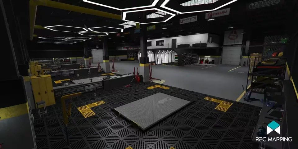 East Customs Garage: 2 Rooms & Vehicle Customization - feature detail