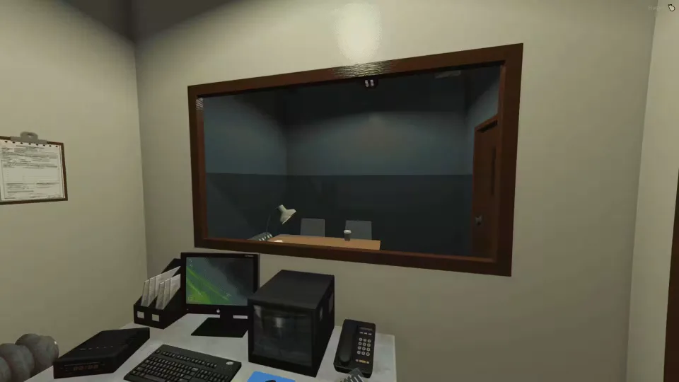Davis Sheriff Station FiveM MLO – GTA 5 Police Interior - interface detail 2