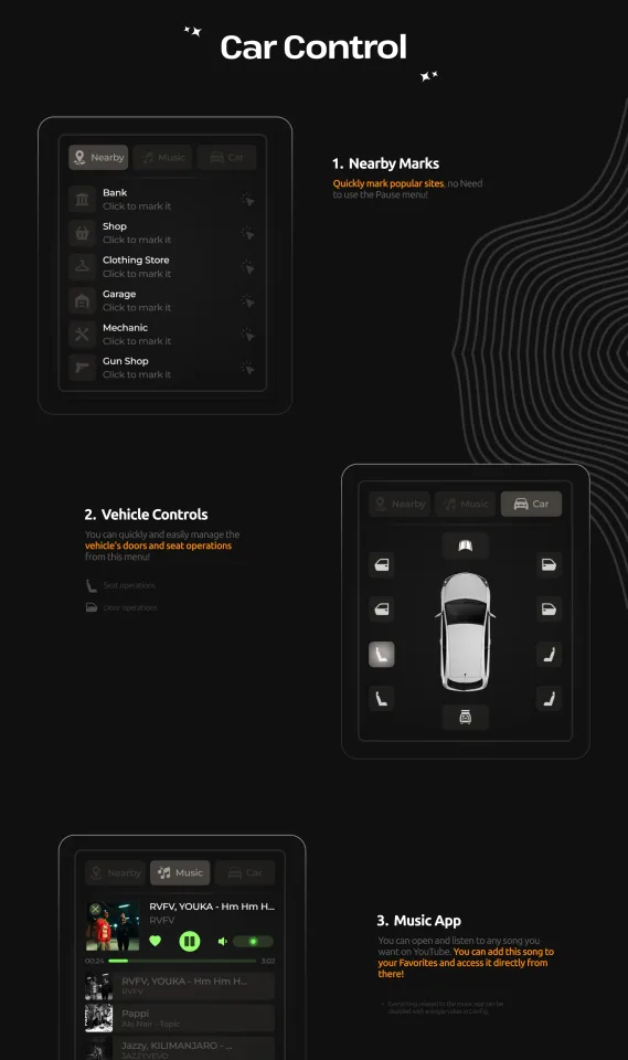 WAIS HUD V6 Customizable - CFX Tebex Store Official - in-game screenshot