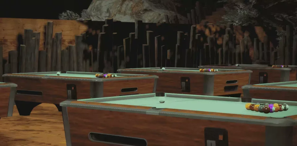 Play 8-Ball Pool Anywhere in Los Santos with Friends - interface detail