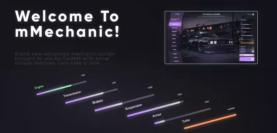 mMechanic: Tuning Quotes and Staff Controls - in-game screenshot