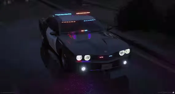 Police Car Pack Lowpoly FiveM car script - interface detail 2