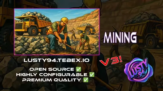 Mining Job V3 – Advanced mining job FiveM script