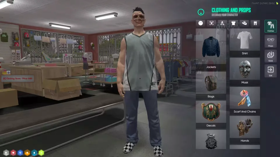 Illenium Appearance Reskin for FiveM (NoPixel Style) - interface detail