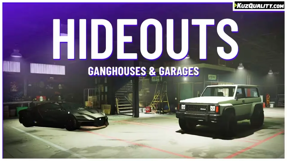 KuzQuality Hideouts 2.0: Ultimate Vehicle Storage & Customization