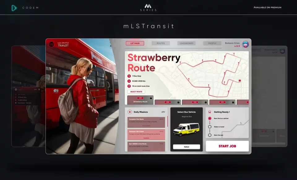 Master the Road with CodeM mLSTransit Bus Job - interface detail 2