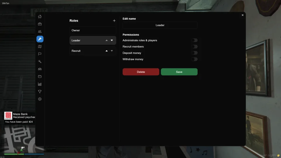 Electus Gangs FiveM Script - in-game screenshot