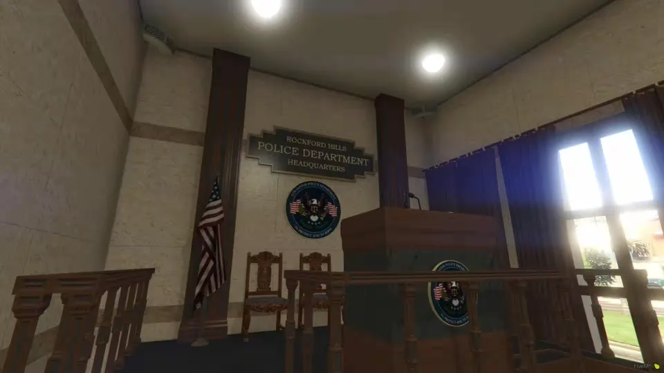 Rockford Hills Police Station FiveM MLO Interior - in-game screenshot 7