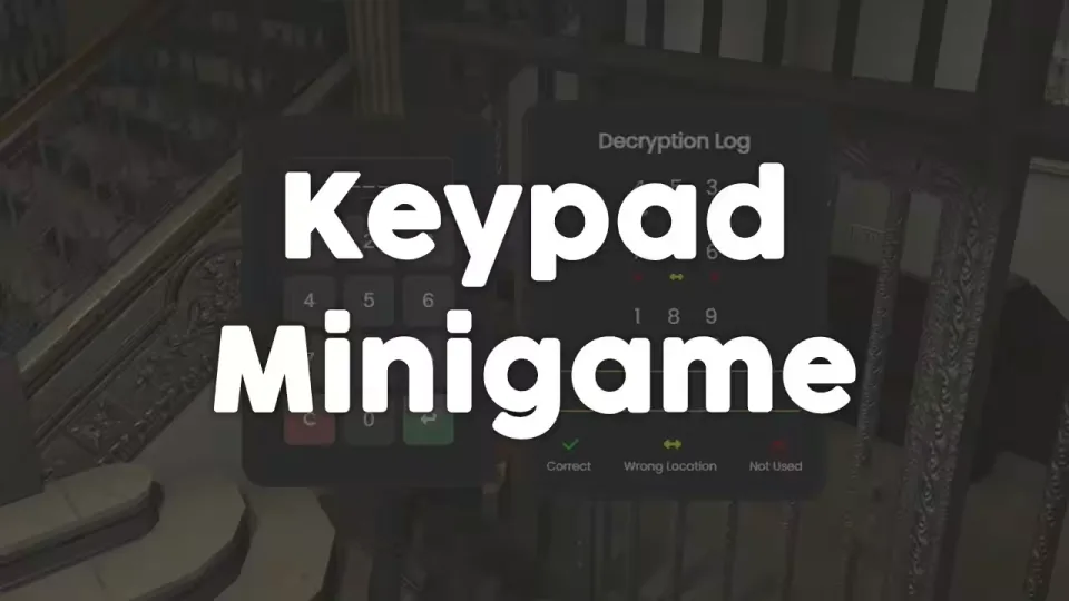 FREE Keypad Minigame | FREE Keypad Script