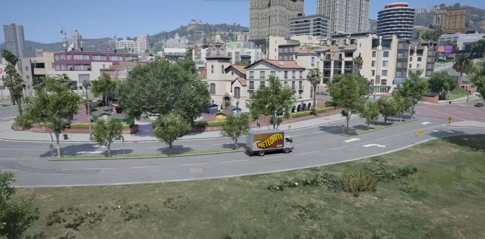 Road Vegetation FiveM Script for Enhanced City Atmosphere - preview screenshot 2