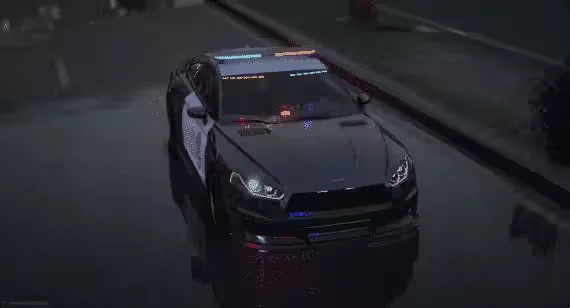 Police Car Pack Lowpoly FiveM car script - interface detail 3