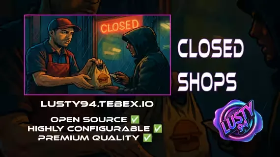 Closed Shops NPC FiveM Script Economy Boost