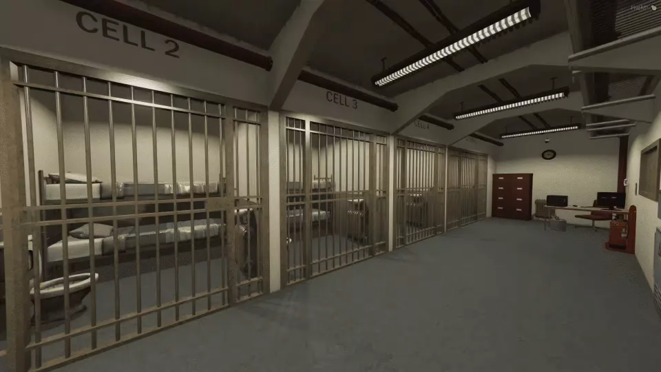 Davis Sheriff Station FiveM MLO – GTA 5 Police Interior - preview screenshot 3