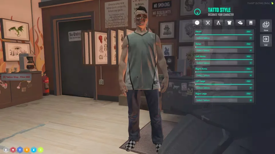 Illenium Appearance Reskin for FiveM (NoPixel Style) - preview screenshot 2