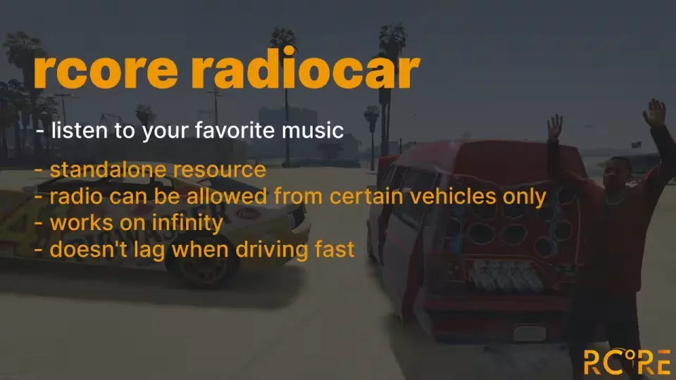FiveM Car Radio with Per-Vehicle Playlists