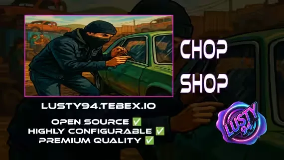Free Chop Shop FiveM Script for Realistic Vehicle Missions