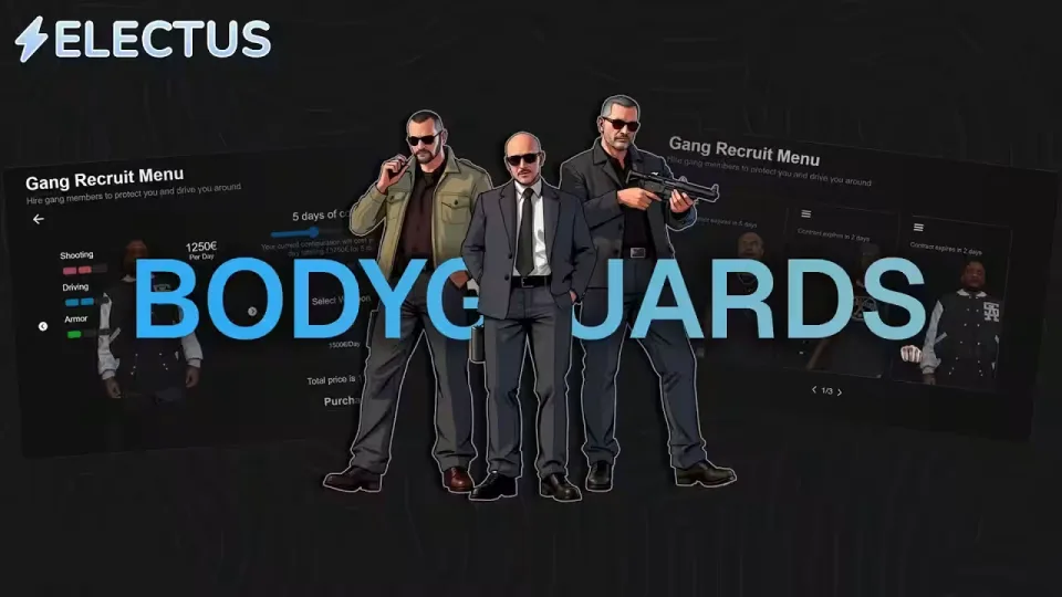 Free FiveM Bodyguard Script by Electus, AI Police Backup