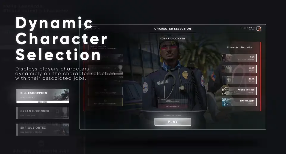 Free CodeM mMultichar: Dynamic Multi-Character System - preview screenshot 2
