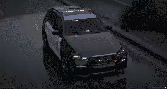 Police Car Pack Lowpoly FiveM car script - in-game screenshot