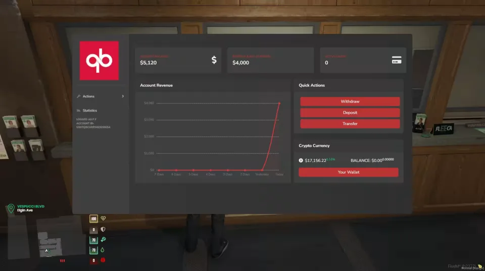 QBCore framework V1 FiveM script – Full Ready Server - preview screenshot